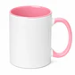 Taza de Cerámica Borde e Interior Rosado Claro 11oz - Miniatura 1