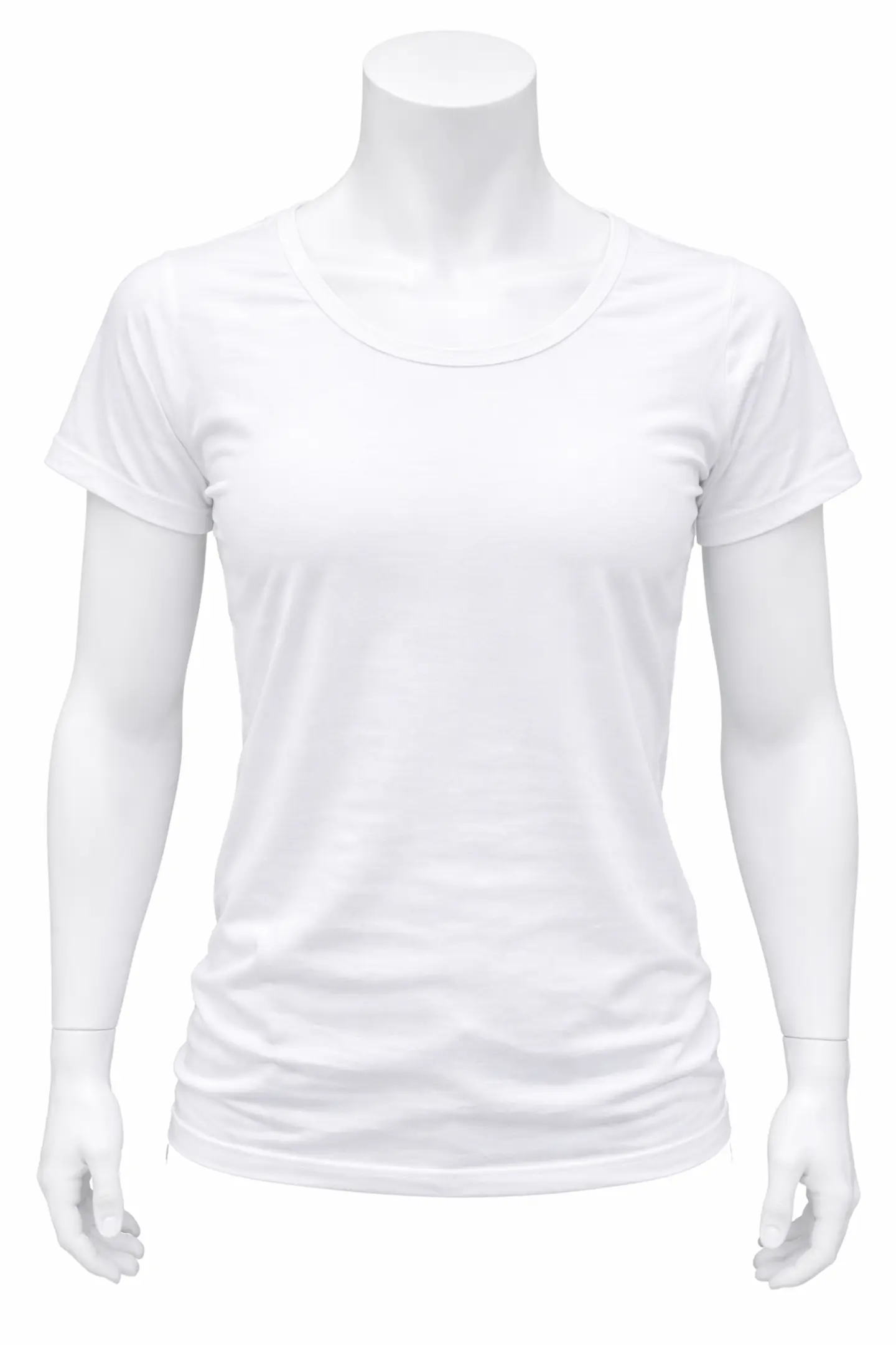 Polera Color Blanco para Sublimación M, L, XXL 1