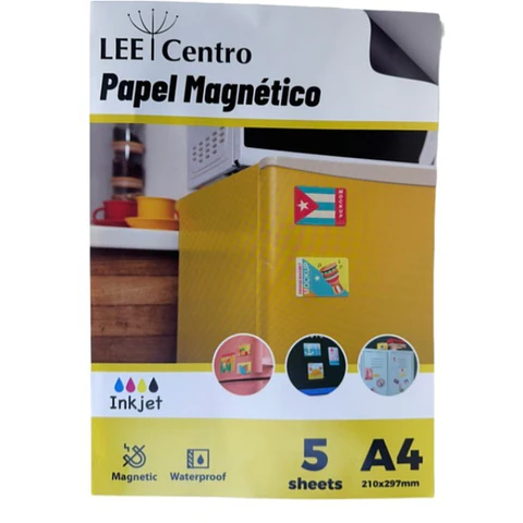 Papel Imantado Hojas Tamaño A4 Magnético