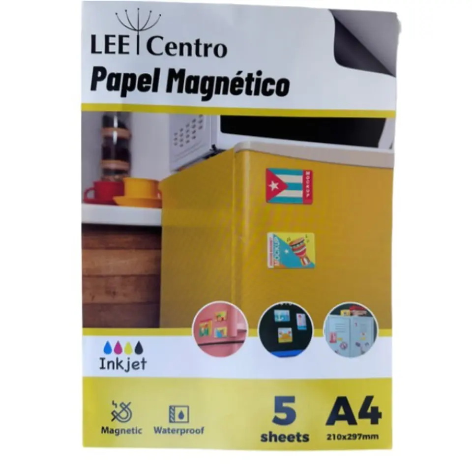 Papel Imantado Hojas Tamaño A4 Magnético 1