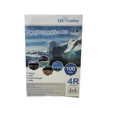 Papel Lustrado 4R P 100 Hojas