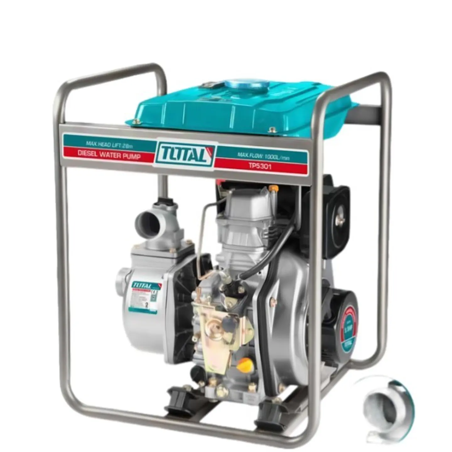 Motobomba A Diésel De 3 Pulgadas 5.5 Hp 1000 L/min Tp5301 1