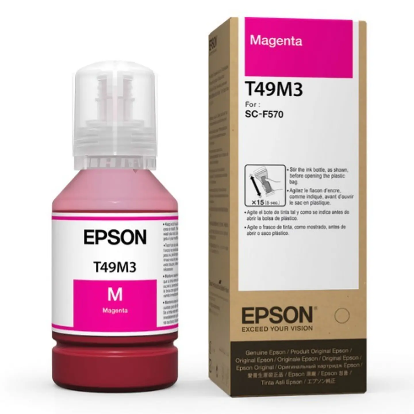 Tintas De Sublimación Epson T49m3 140ml F570 F170 F571 Origin 1