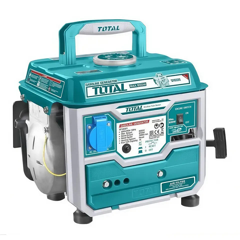 Generador 3 Hp 800 W 2 Tiempos Nafta Total Chico Pequeño TP18001 1