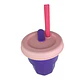 Vaso de Silicona Violeta 400ML T-00043-5 - Miniatura 1