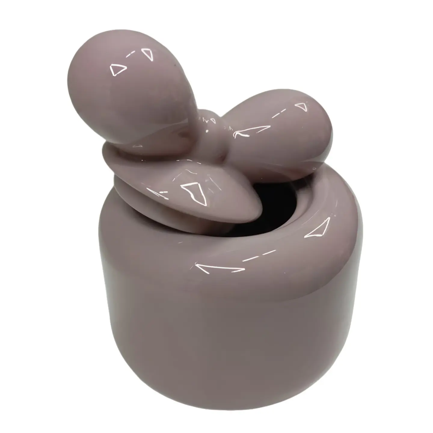 Azucarera Beige de Porcelana con Tapa 400Ml 1