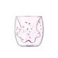 Vaso Transparente con Forma Pata de Gato Doble Pared T-00040-1 - Miniatura 1
