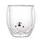 Taza De Cristal Doble Pared Con Estampado 300ml T-00053 - Miniatura 1
