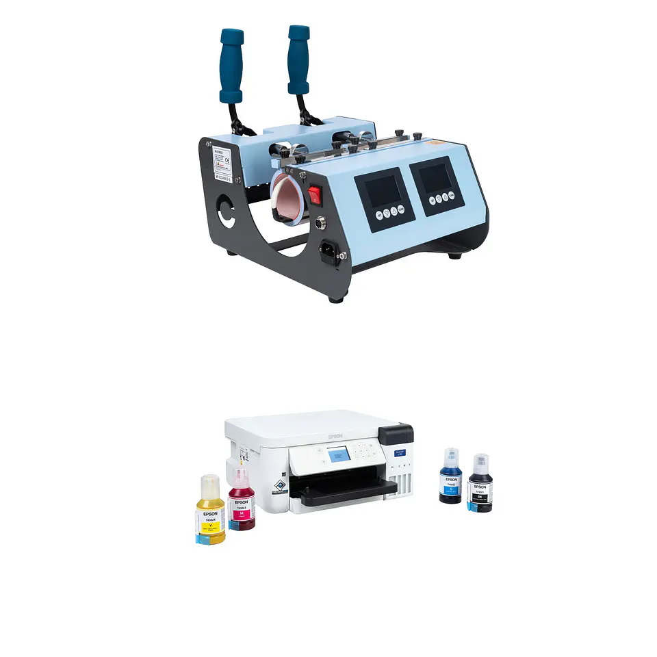 Kit De Estampadora De Tazas 3 En 1 30oz + Impresoras Epson F170 1