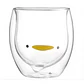 Taza De Cristal Doble Pared Con Estampado 300ml T-00034 - Miniatura 1