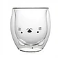 Taza De Cristal Doble Pared Con Estampado 300ml T-00033 - Miniatura 1