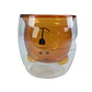 Vaso de Vidrio 300ml con Forma de Oso Marrón Doble Pared - Miniatura 1