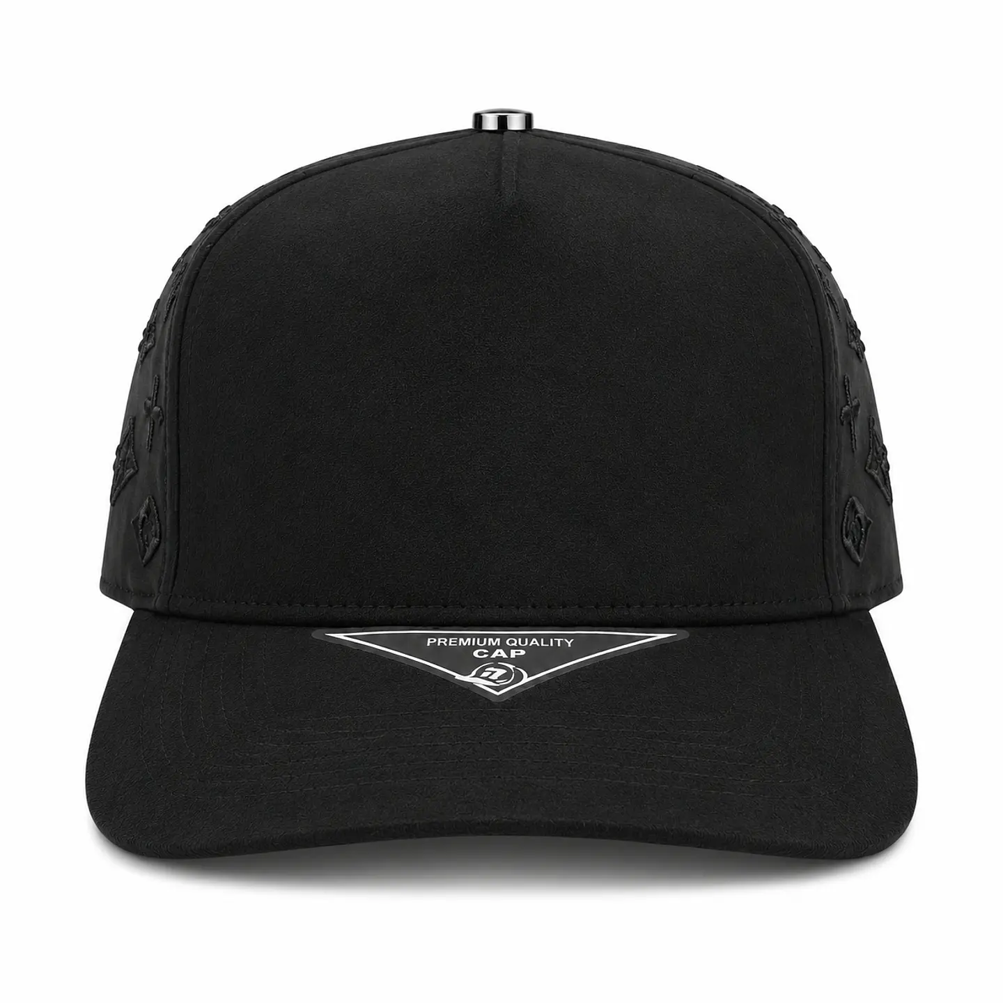 Gorro para Personalización Ajustable Gamuza Maya Decorada Negra 1