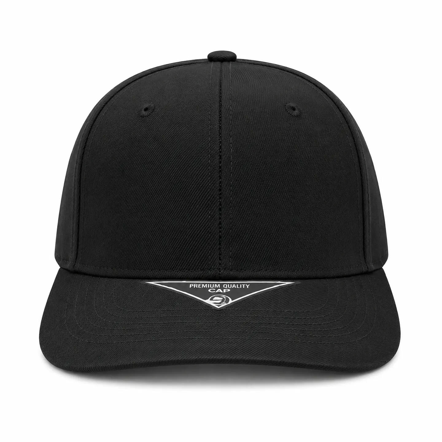 Gorro para Personalización Ajustable 6 Paneles Negra 1