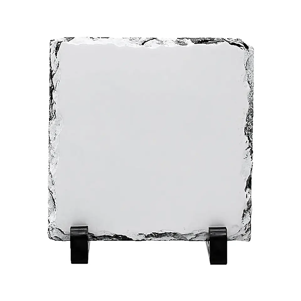 Roca Cuadrada Glossy Sublimable 20x20cm con Cajita 1