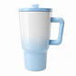 Mug Tumbler Metálico Para Sublimación 20oz Degradado Azul - Miniatura 1
