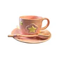 Taza de Café de Cerámica Rosa con Diseño de Sakura T-00041 - Miniatura 1