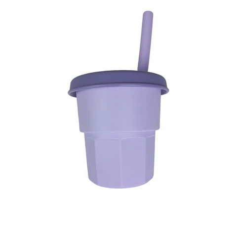 Vaso de Silicona Para Bebe Morado 400ML T-00043-6