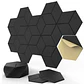 Panel Acústico Hexagonal Autoadhesivo Negro Grafito Pack X12 XSJ-10178 - Miniatura 1