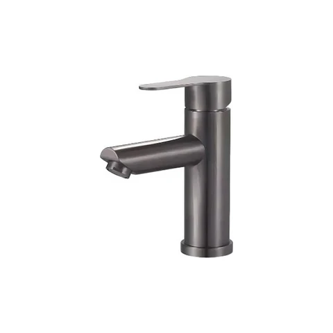 Llave Grifería Lavamanos Monomando Plomo Elegante Moderna A10990