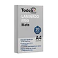Papel Laminado Frio Mate A4 20 Hojas Efecto Mate - Miniatura 1