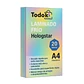 Papel Laminado Frio Hologstar A4 20 Hojas Efecto Estrella - Miniatura 1