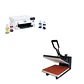 Kit de Maquina Estampadora, Sublimadora, Tranfer 38x38 + Impresora Epson F170 - Miniatura 1
