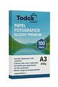 Papel Fotográfico Glossy A3 230g 100H - Miniatura 1