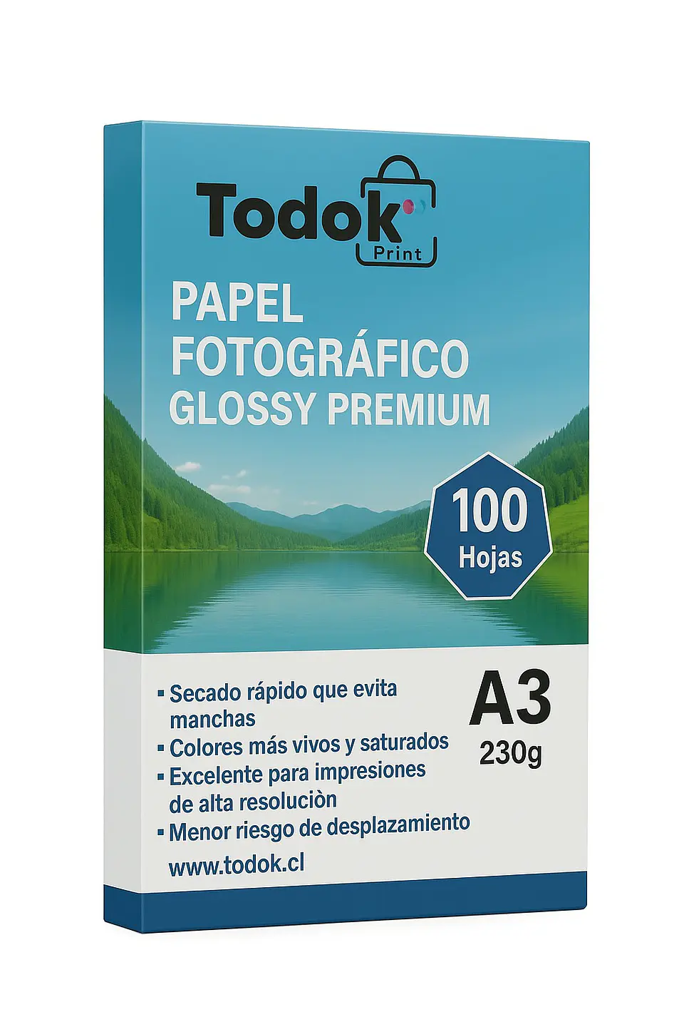 Papel Fotográfico Glossy A3 230g 100H 1