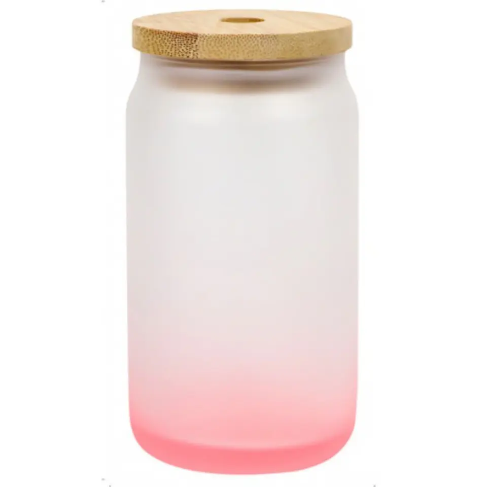 Vasos Empavonados Sublimación 16oz 500ml Tapa Bambú Y Caja 1