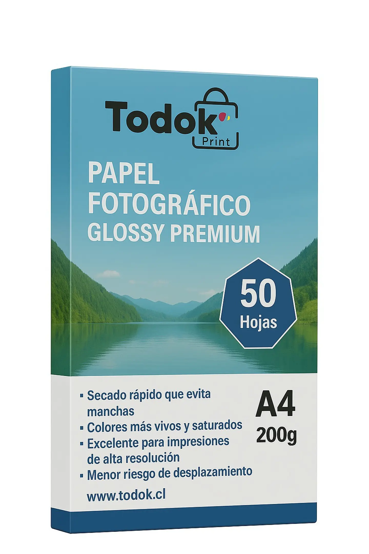 Papel Fotográfico Premiun Glossy A4 50 Hojas 260g 1