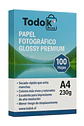 Papel Fotográfico Premiun Glossy A4 100 Hojas 230g - Miniatura 1