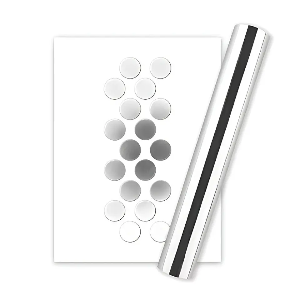 Folia Decorativa Plata Rollo 100m x 30cm 1