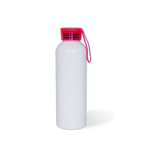 Pack 12 Botellas Sport Para Sublimación 750ml Tapa Color Color Rosa Chicle