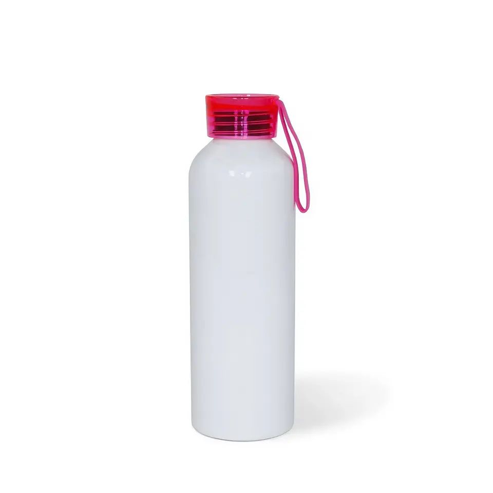 Pack 12 Botellas Sport Para Sublimación 750ml Tapa Color Color Rosa Chicle 1