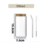 Vasos Empavonados Sublimación 16oz 500ml Tapa Bambú Y Caja - Miniatura 3
