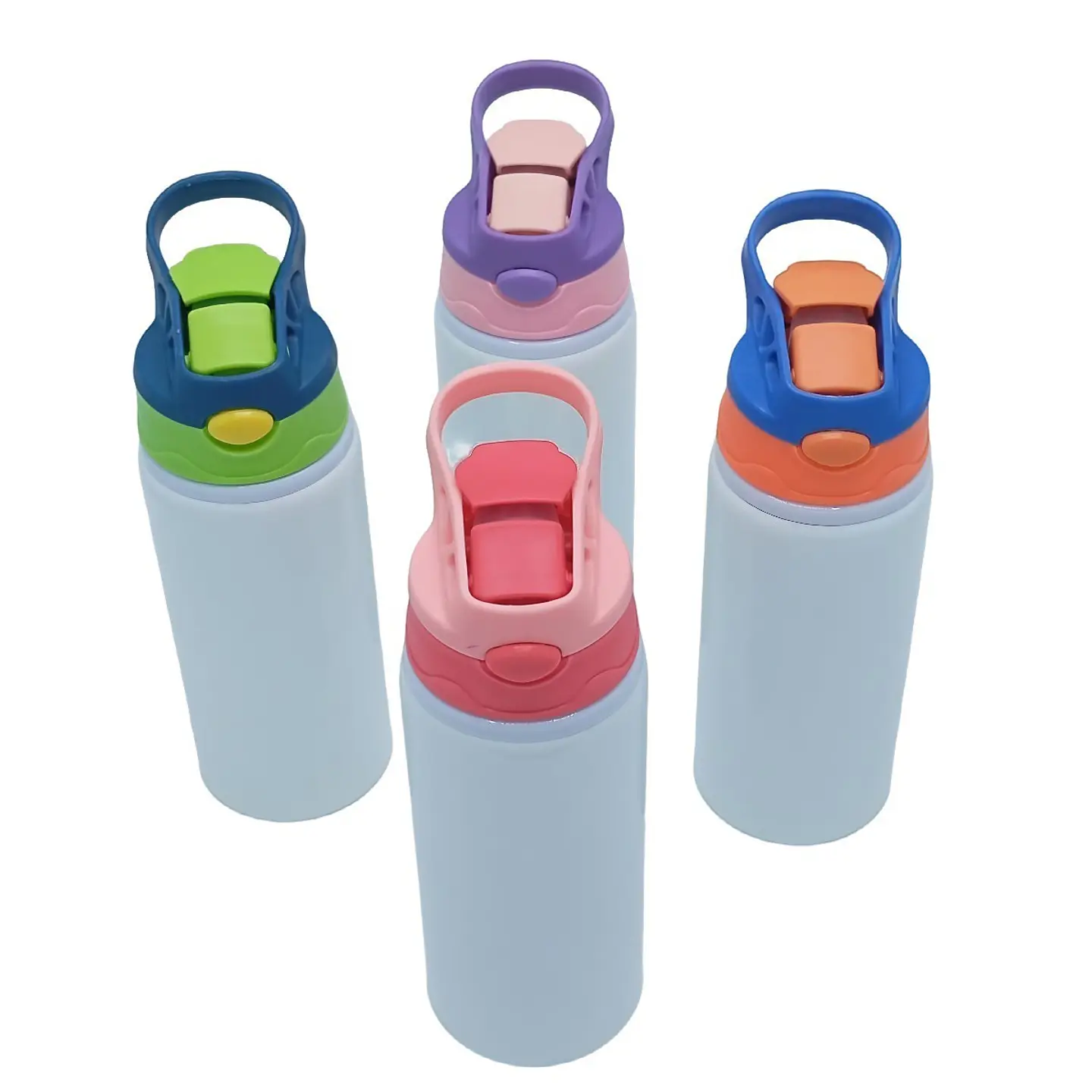 Botella de Niño de 600ml Sublimación Tapa con Colores 2