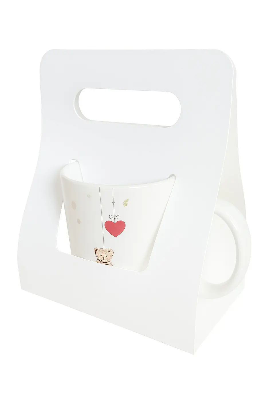 Pack de 36 Cajas Porta Tazones Blancos Sublimables 20x8 cm 3