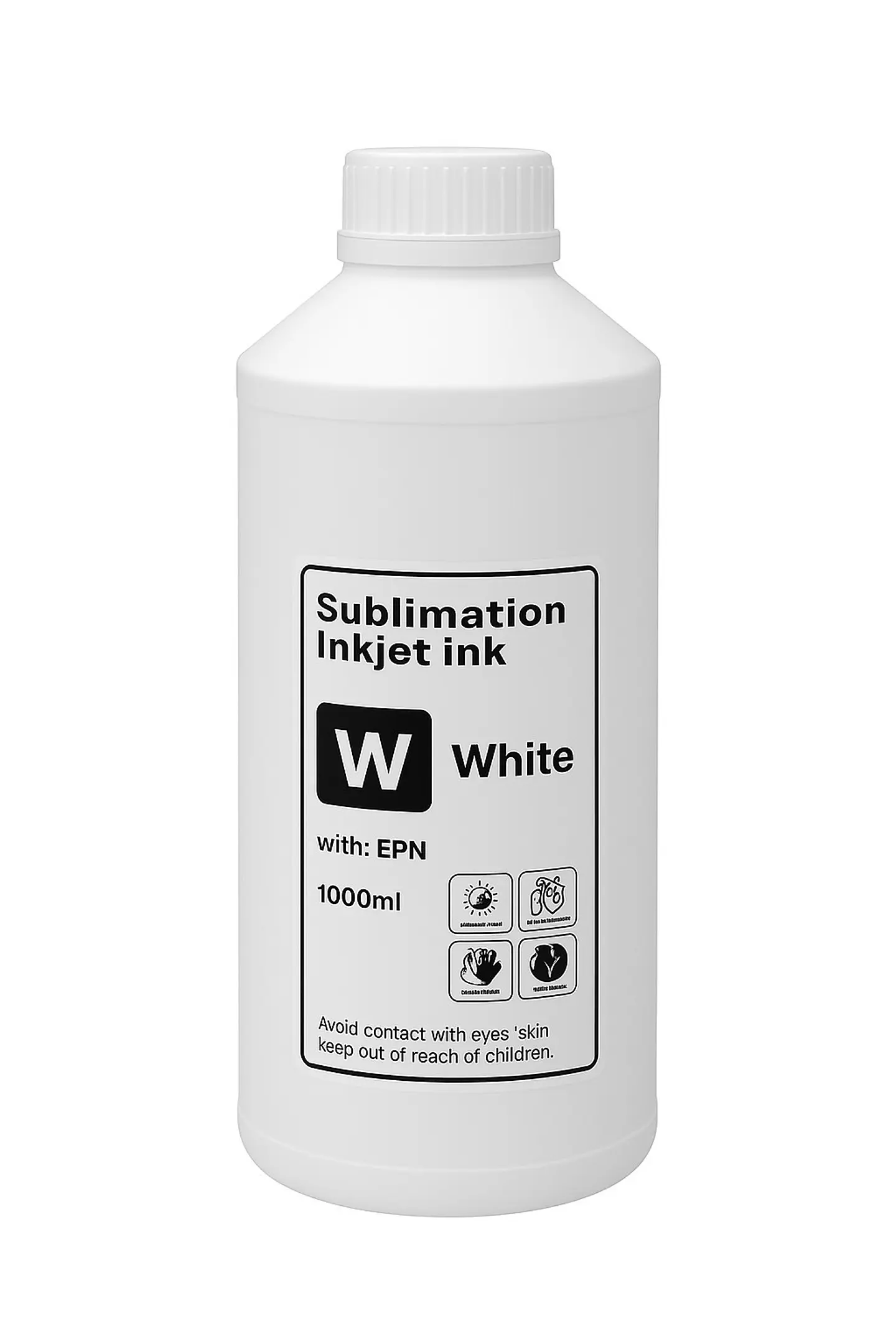 Pack de 5 Tintas DTF Ink Textil de 1L Cinco Colores KYMCW 5