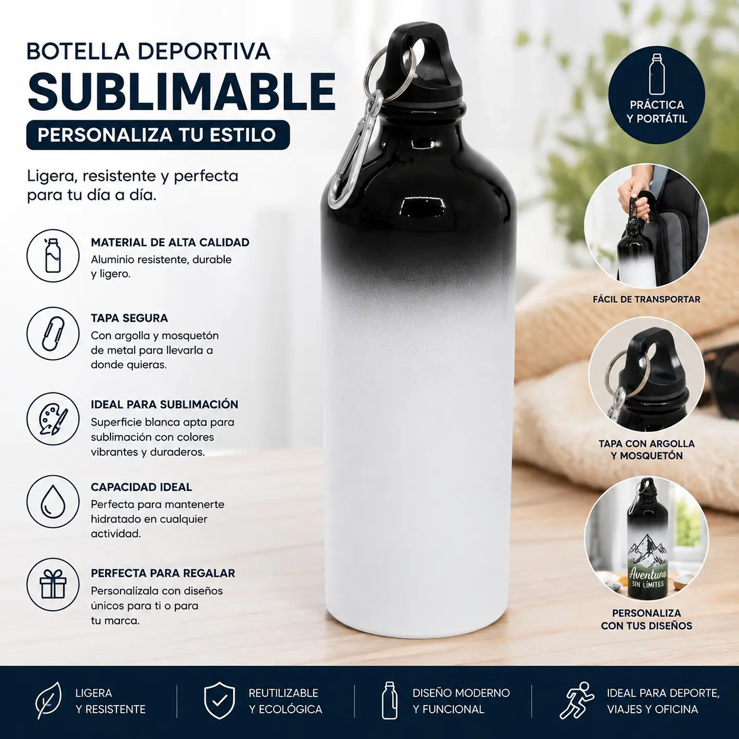 Pack de 10 Botellas Degradada Tapa Mosqueton de 600Ml Rojo 3