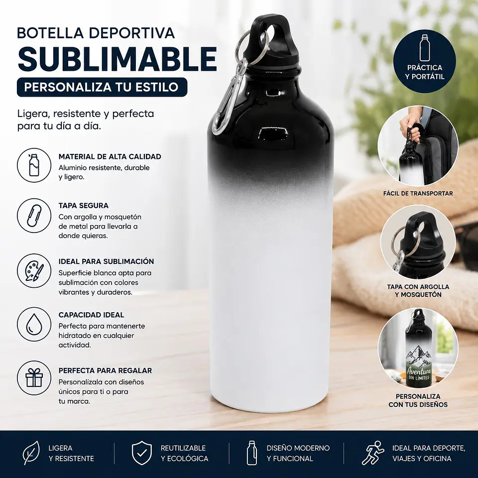 Pack de 10 Botellas Degradada Tapa Mosqueton de 600Ml Rojo 3