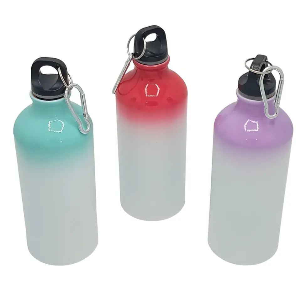 Pack de 10 Botellas Degradada Tapa Mosqueton de 600Ml Morado 3