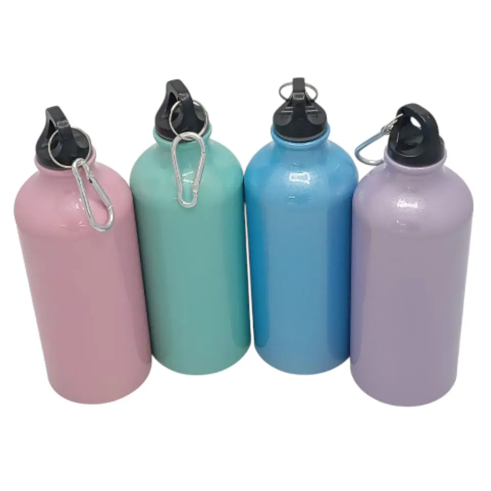 Pack de 10 Botellas Perladas Tapa Mosqueton de 600Ml Azul 3