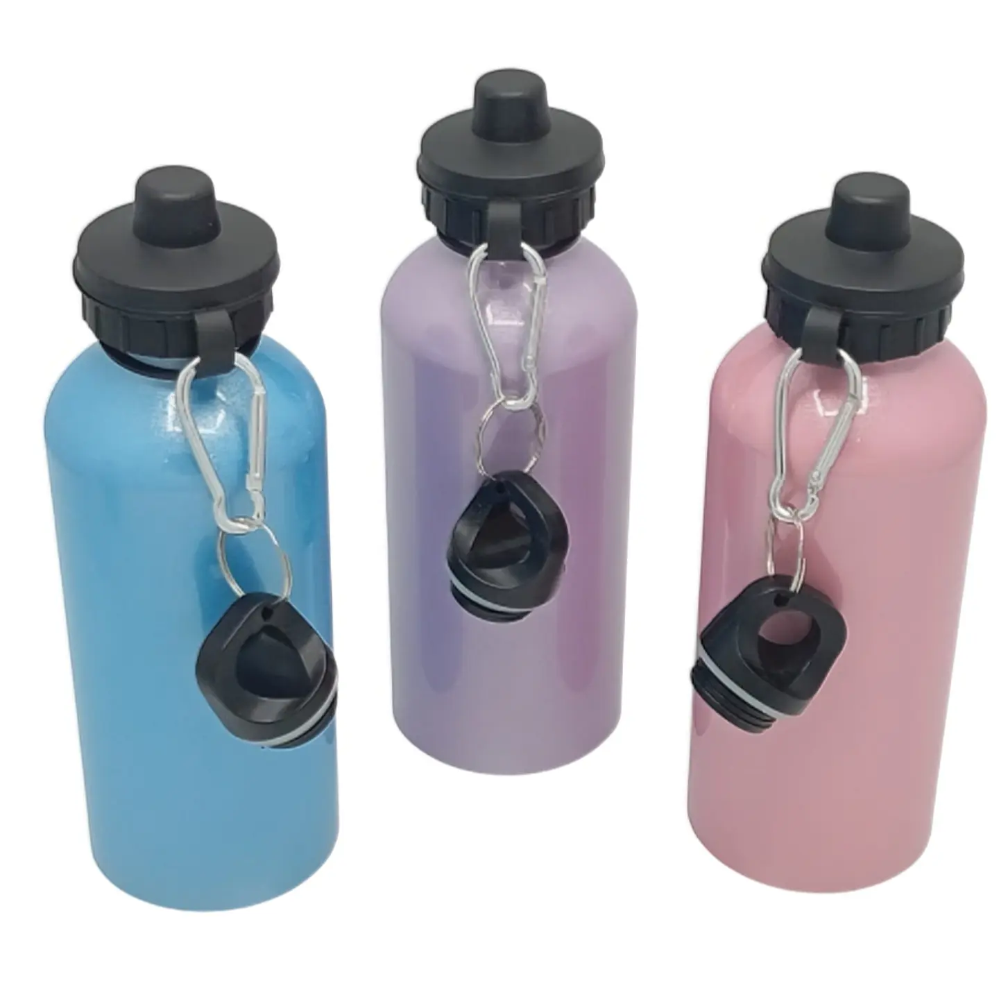 Pack de 10 Botellas Perlada Doble Tapa 600ml Morada 3