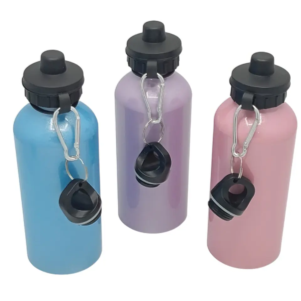 Pack de 10 Botellas Perlada Doble Tapa 600ml Morada 3