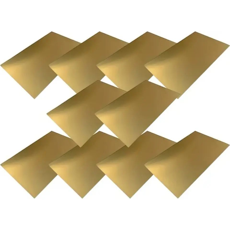 Pack de 25 Placas Aluminio Texturado Dorada Sublimables 60x30 Cm 3