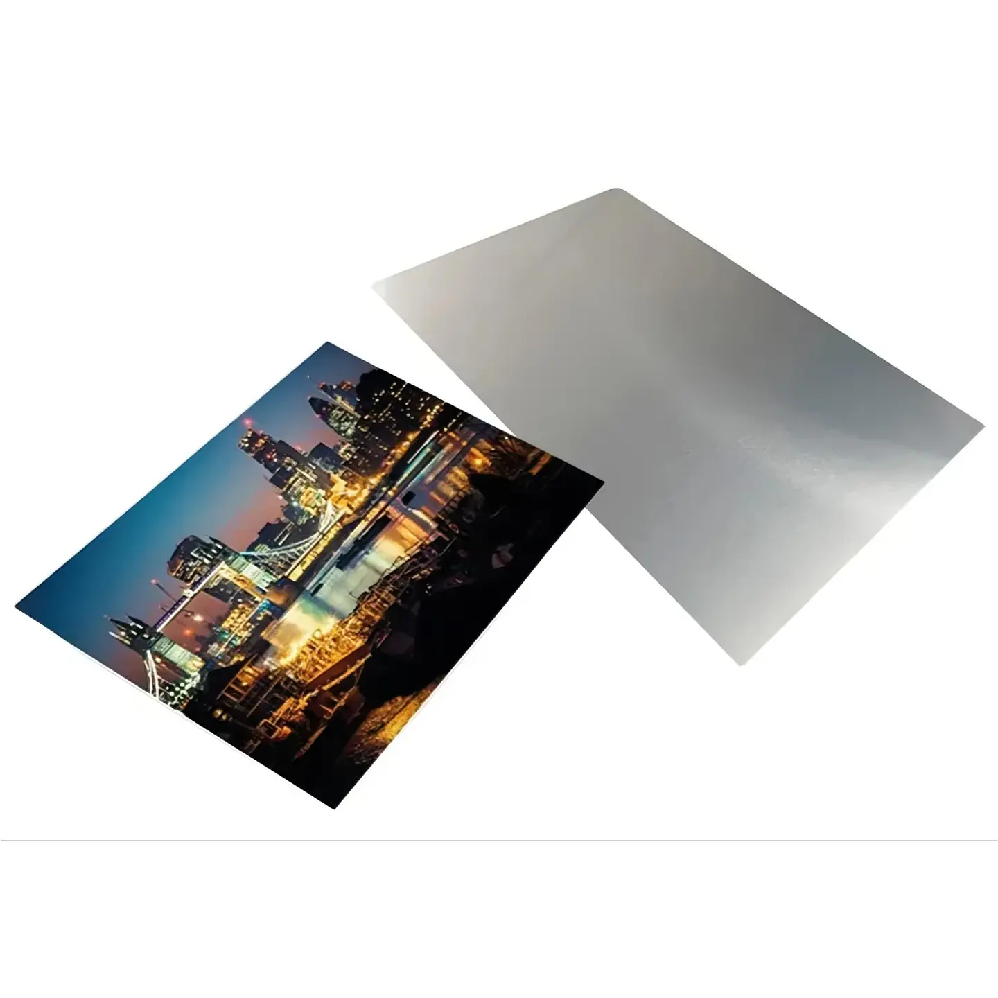 Pack de 25 Placas Aluminio Texturado Plateada Sublimables 60x30 Cm 2