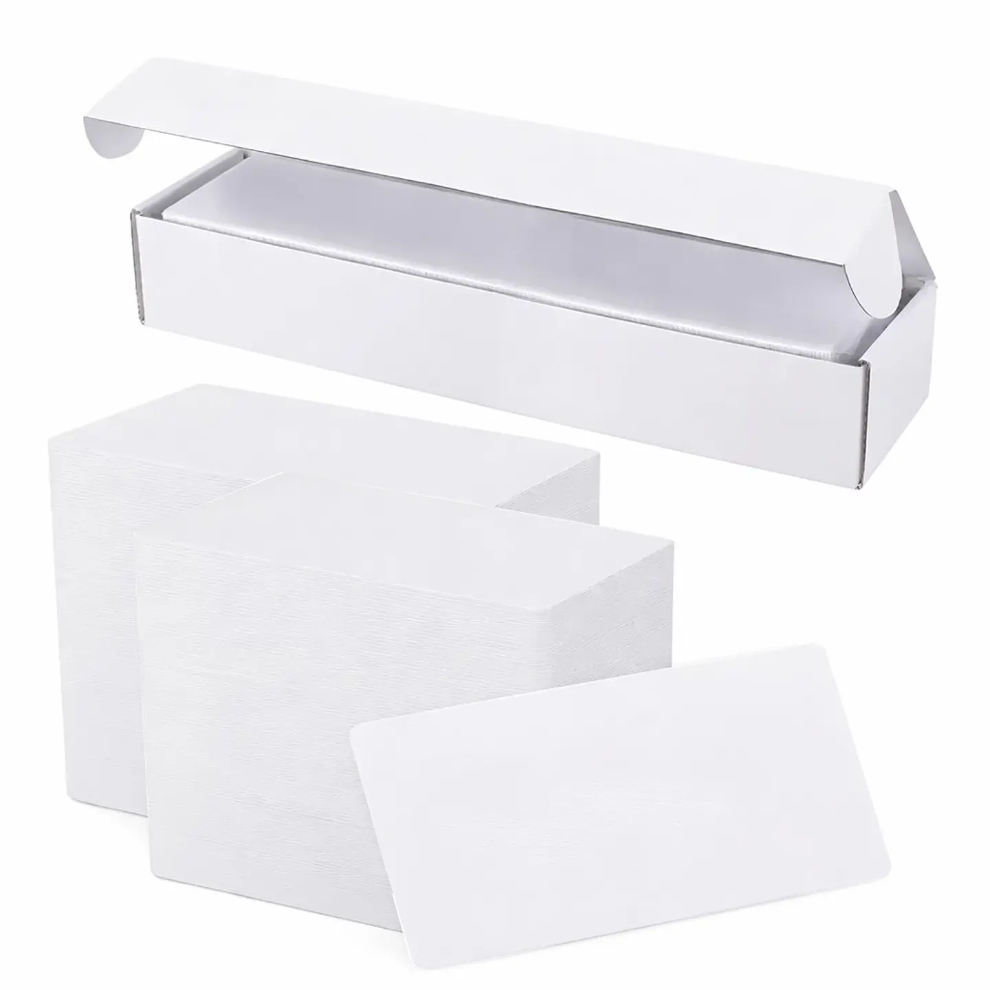 Pack 50 Tarjetas Pvc Credenciales Blanca Para Sublimacion 4