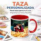 Taza de Cerámica Borde Rojo 11oz 12 Unidades - Miniatura 3