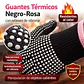 Guantes Térmicos Negro-Rosa con Relieves de Silicona - Miniatura 3